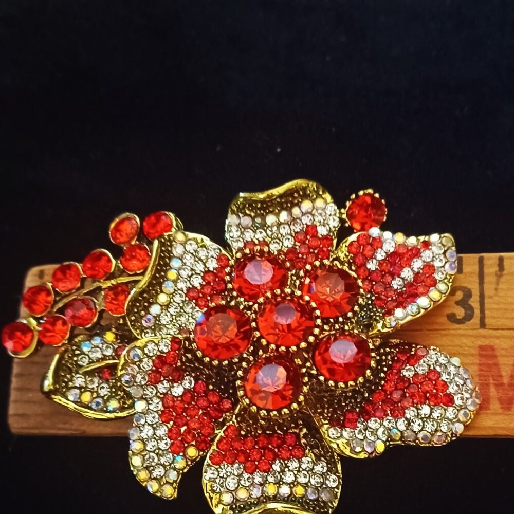 Gorgeous Red Brooch/Pendant ! - Picture 4 of 5